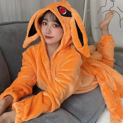 Kurama Onesie – Pijama Kigurumi Zorro Ninja Flanela